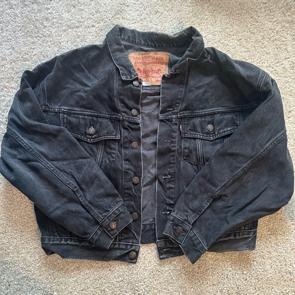 Vintage Levi's Black Denim Jacket